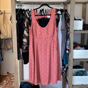 Cherry Velvet Pink Zebra Dress 1X